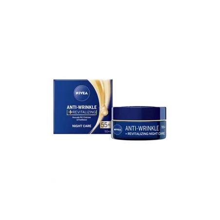 NIVEA Rránctalanító éjszakai arckrém Anti-Wrinkle 55+, 50 ml