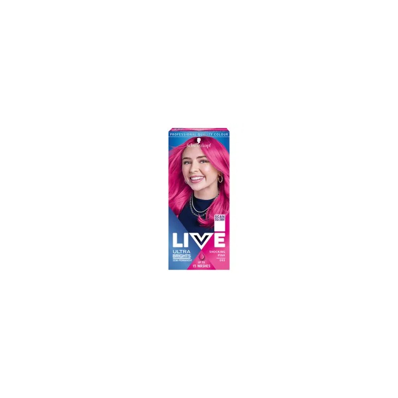 Schwarzkopf Live hajszínező 93 sokkoló pink