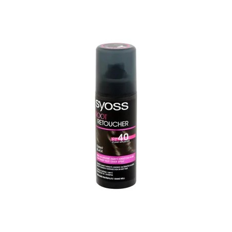 Syoss Root Retoucher Lenövést Elfedo hajszínezo spray fekete - 120 ml