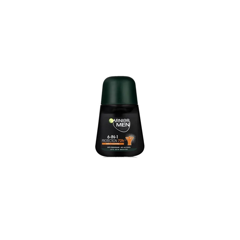 Garnier deo roll-on, MEN MINERAL Protection 6-in-1 72h golyós dezodor50ml