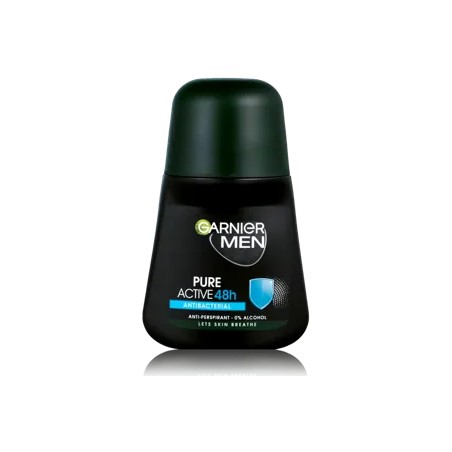 Garnier deo roll-on, MEN MINERAL Pure Active akár 48 órás golyós izzadásgátló, 50ml