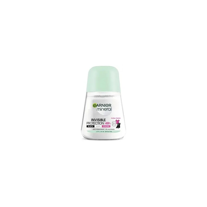 Garnier Mineral Invisible Black & White & Colors izzadásgátló golyós dezodor 48h, 50ml