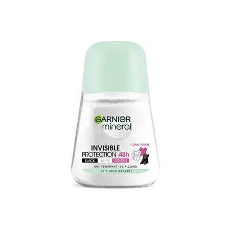 Garnier Mineral Invisible Black & White & Colors izzadásgátló golyós dezodor 48h, 50ml