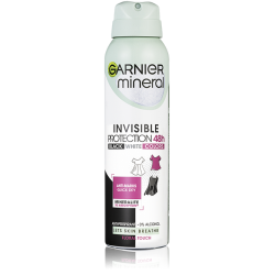 GARNIER MINERAL Invisible Black & White & Colors izzadásgátló spray 150ml