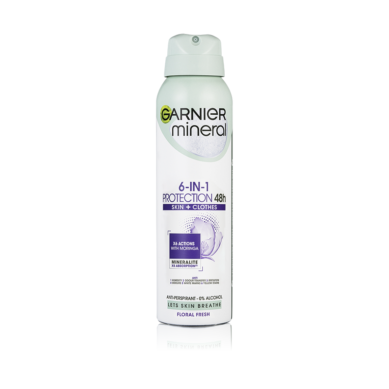 GARNIER MINERAL Protection 6 Floral Fresh izzadásgátló spray150ml