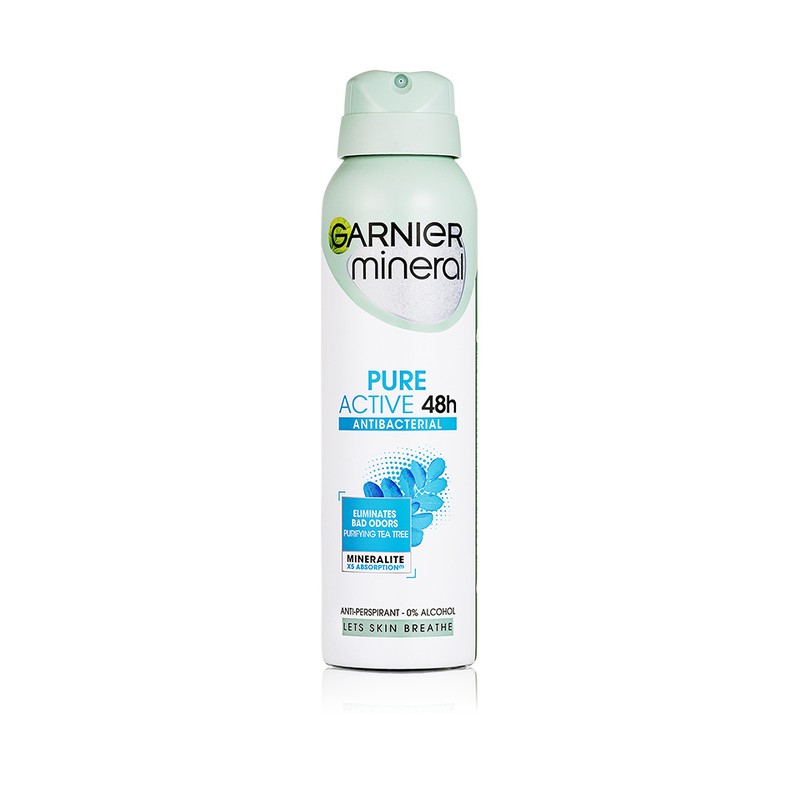 GARNIER MINERAL PureActive izzadásgátló spray,150ml