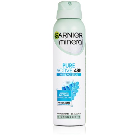 GARNIER MINERAL PureActive izzadásgátló spray,150ml