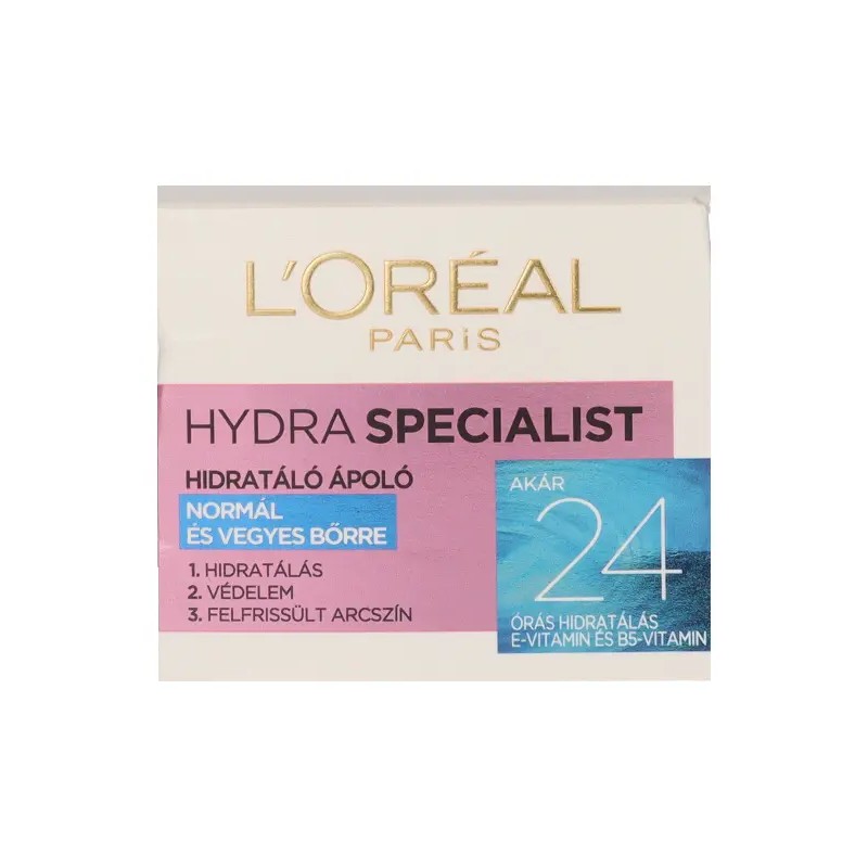 L'Oréal Paris Hydra Specialist nappali arckrém - normál és vegyes bőrre - 50 ml