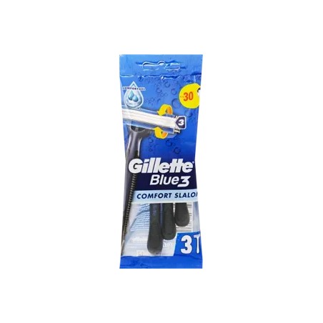 Gillette Blue 3 Comfort Slalom eldobható borotva 3 pengés - 3 db