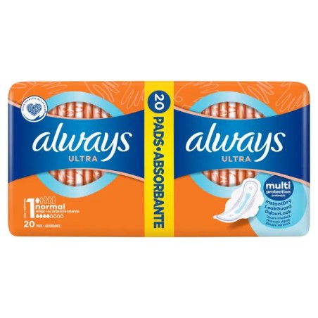 Always Ultra Normal Plus intim betét - 20 db