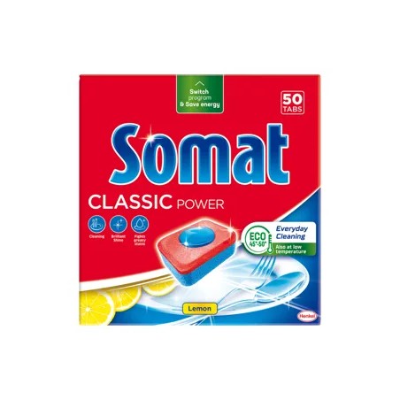 Somat mosogatógép tabletta classic lemon 50db