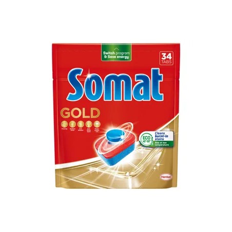 Somat Gold gépi mosogatótabletta 34 db 598,4 g