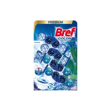 Bref Color Aktiv Chlorine/Eucalyptus WC frissítő 4 x 50 g (200 g)