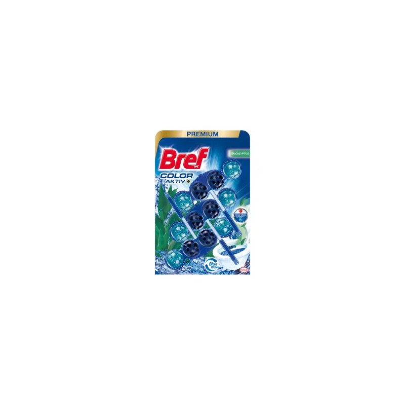 Bref Color Aktiv Chlorine/Eucalyptus WC frissítő 3x50g