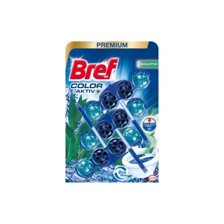 Bref Color Aktiv Chlorine/Eucalyptus WC frissítő 3x50g