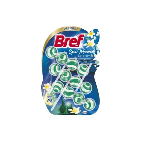 Bref wc frissítő spa moments serenity 3x50g