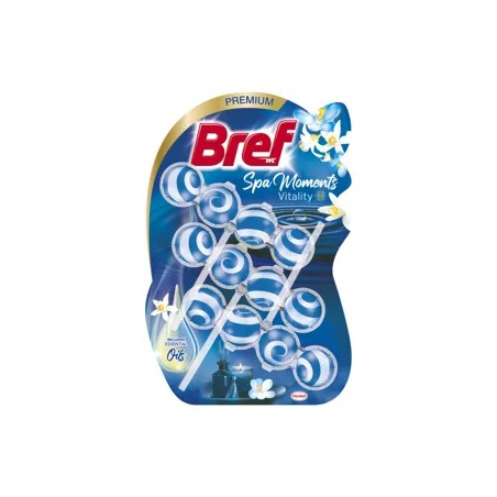 Bref wc frissítő spa moments vitality 3x50g