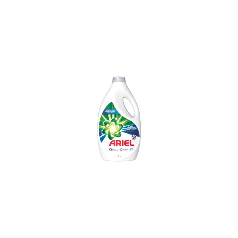 Ariel Mountain Spring Clean & Fresh folyékony mosószer, 43 mosáshoz - 2150 ml