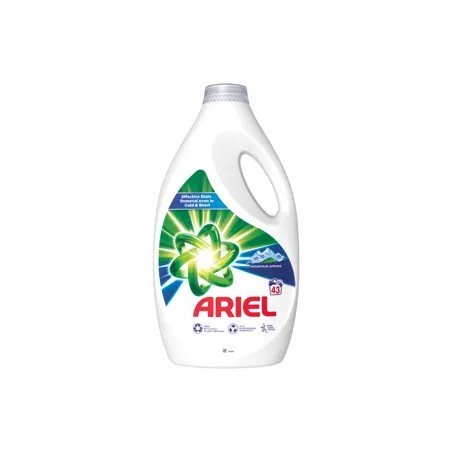 Ariel Mountain Spring Clean & Fresh folyékony mosószer, 43 mosáshoz - 2150 ml