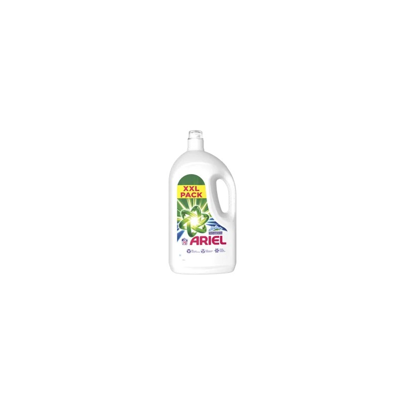 Ariel Mountain Spring Clean & Fresh folyékony mosószer, 3,5l / 70mosás