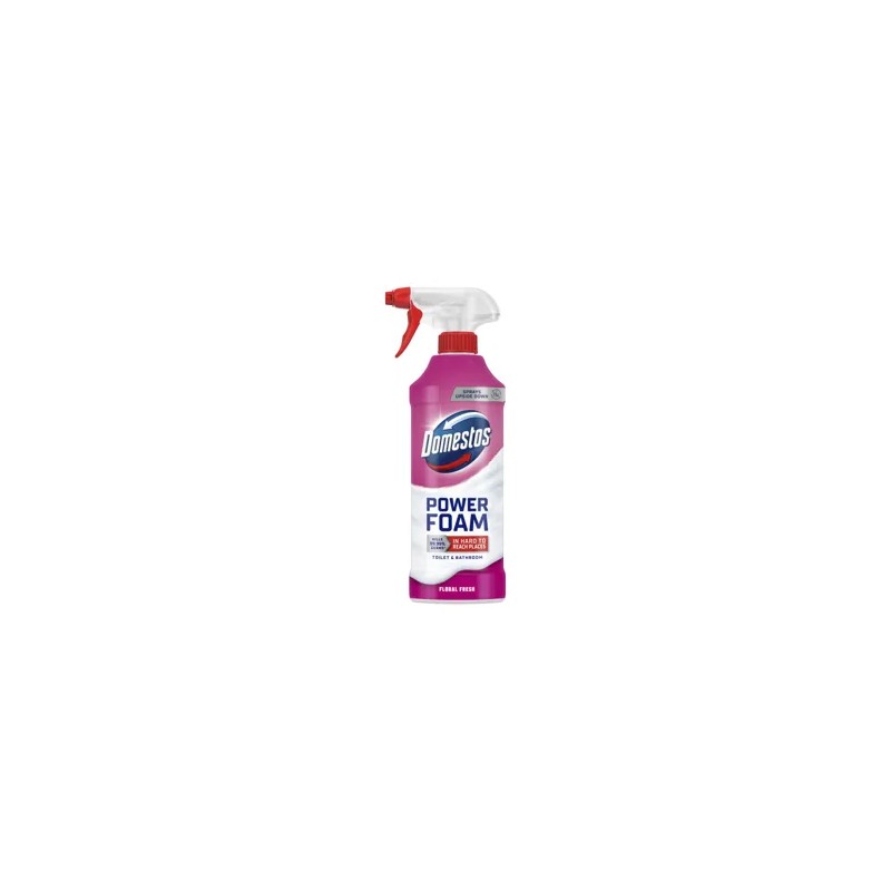 Domestos Power Foam Floral Fresh WC és fürdőszoba tisztító hab - 435 ml