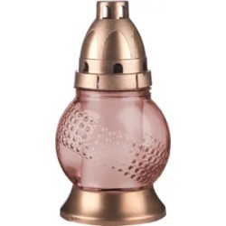 Rosegold gömb üvegmécses...
