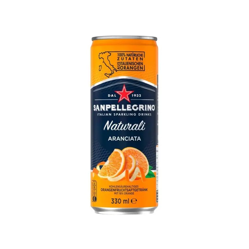 San Pellegrino Aranciata szénsavas narancs ital 330 ml, DRS