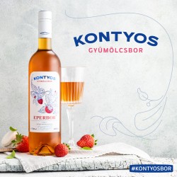 Kontyos édes eperbor 12% 0,75l, DRS