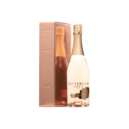 Österreich rosé gold, ARANYPELYHES, pezsgő 9,5% 0,75l DD