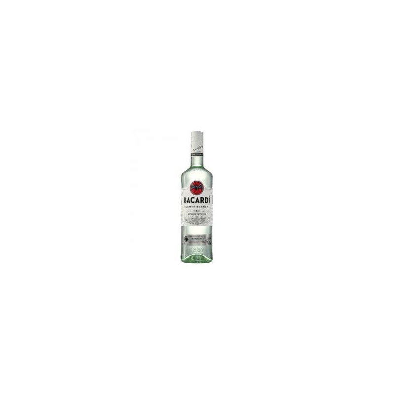 Bacardi 37,5% carta blanca rum 0,7l DRS