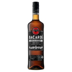 Bacardi 37,5% carta negra...