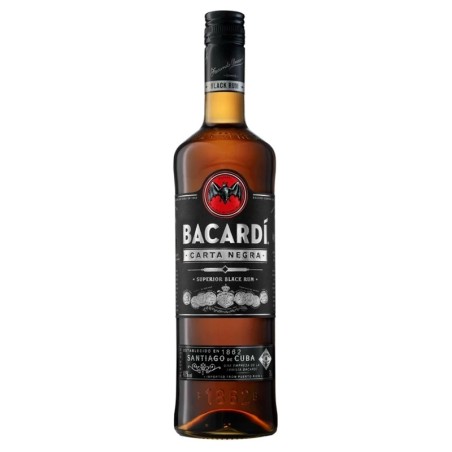 Bacardi 37,5% carta negra 0,7l, DRS