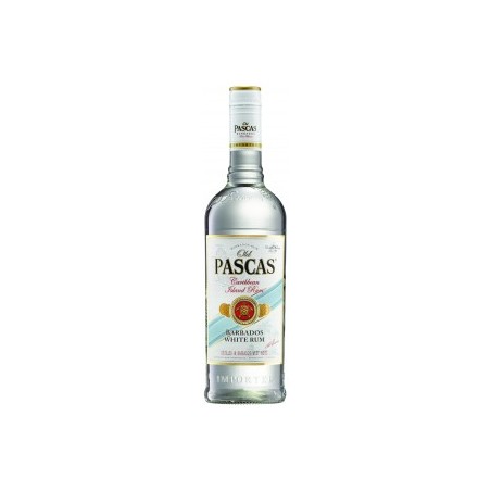 Old pascas 37,5% white rum 0,7l, DRS