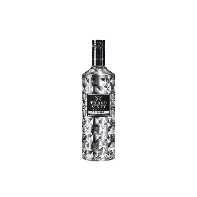 Three sixty vodka 37,5% 0,5l DRS