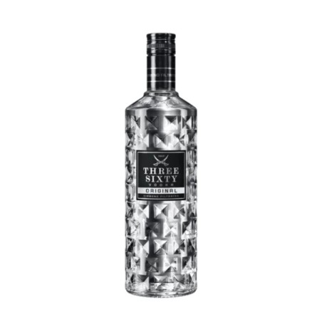 Three sixty vodka 37,5% 0,5l DRS