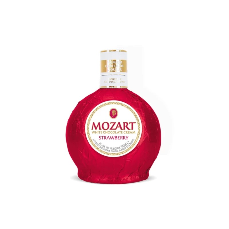 Mozart strawberry likőr 15% 0,5l