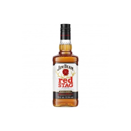 Jim Beam 32,5% red stag, black cherry (Fekete-cseresznye) whiskey 0,7l, DRS