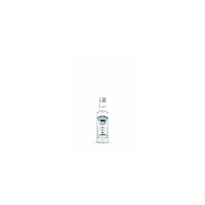 Zubrówka Biała Original vodka 37,5% 0,2l, DRS