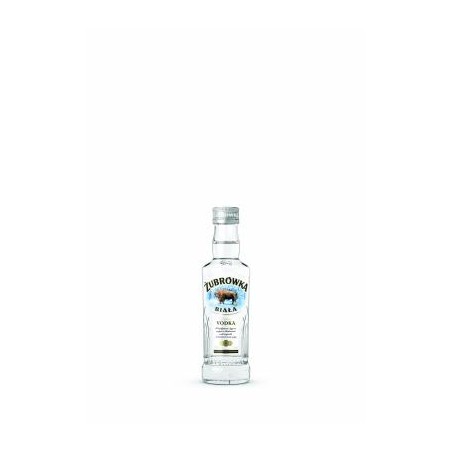 Zubrówka Biała Original vodka 37,5% 0,2l, DRS