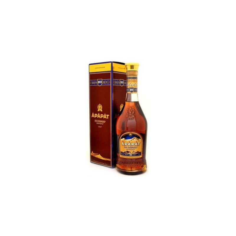 Ararat 40% akhtamar 10 é.konyak brandy 0,7l, DRS