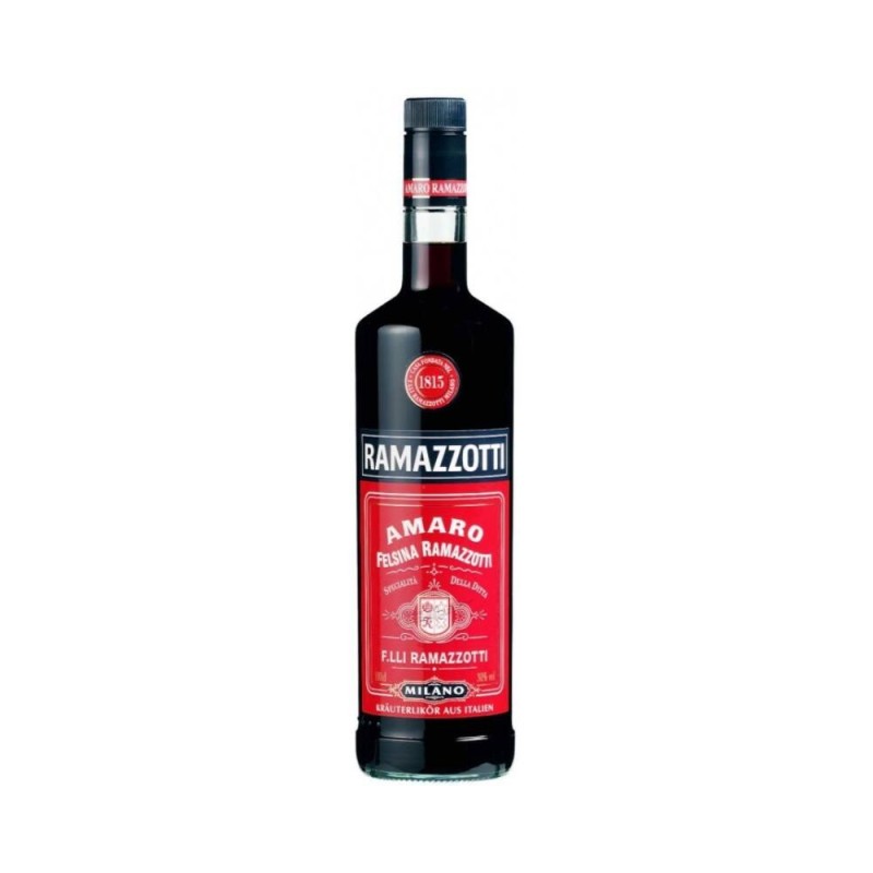 Amaro ramazzotti 30% bitter likőr 0,7l, DRS