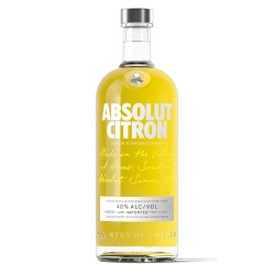 Absolut 40% citron vodka...