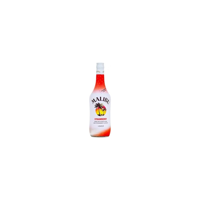 Malibu likőr strawberry 21% 0,7l