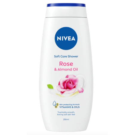 Nivea rose&almond oil krémtusfürdő 250ml