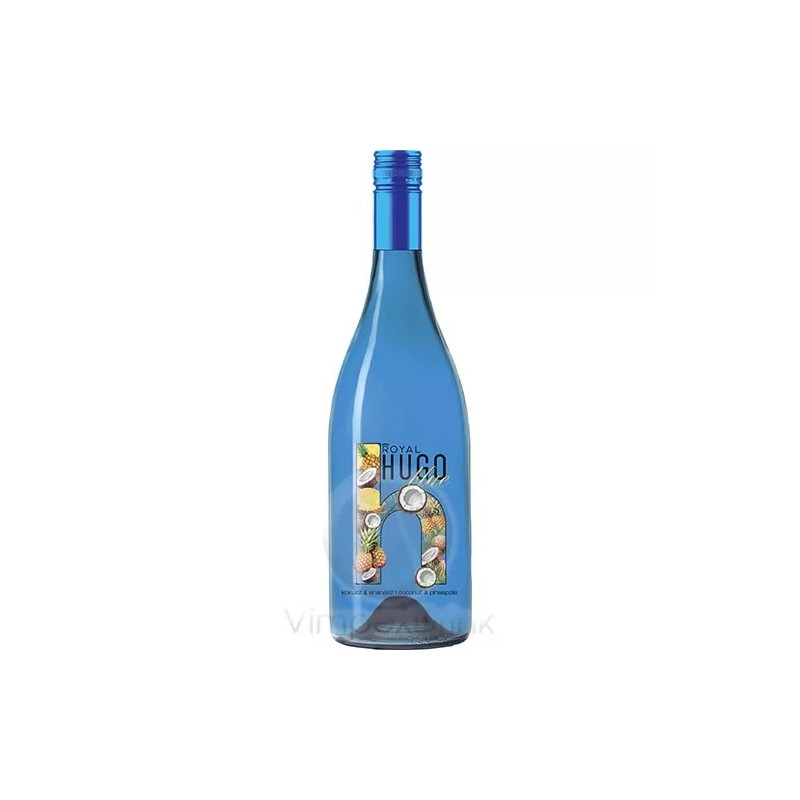 Royal Hugo Blue fehérbor alapú borkoktél kókusz-ananász 0,75l, DRS