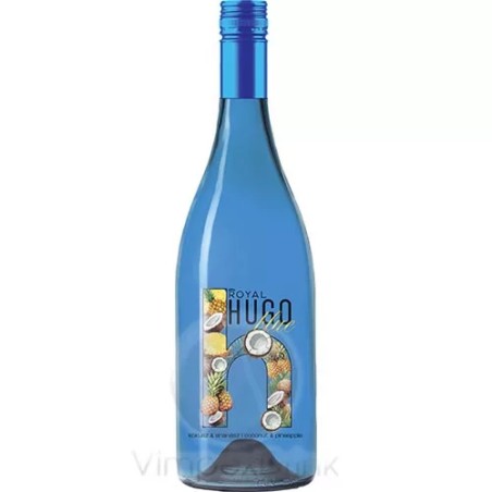 Royal Hugo Blue fehérbor alapú borkoktél kókusz-ananász 0,75l, DRS