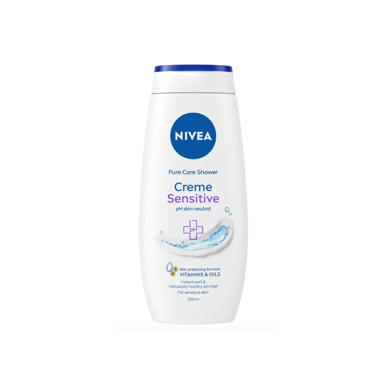 Nivea tusfürdő creme sensitive 250ml