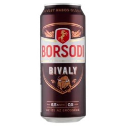 Borsodi Bivaly dobozos sör...