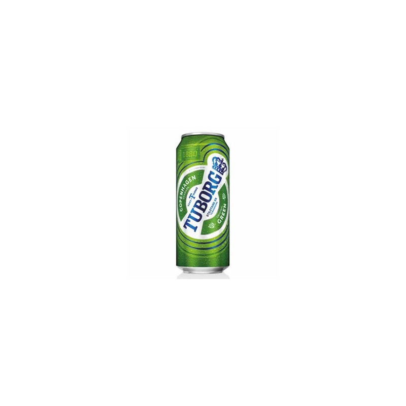 Tuborg green dobozos sör 0,5l, DRS