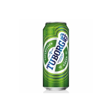 Tuborg green dobozos sör 0,5l, DRS